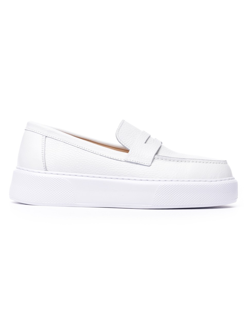 Chunky Herren Loafer in Weiß
