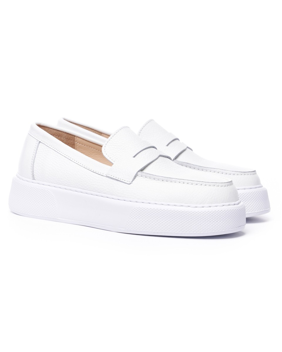 Chunky Herren Loafer in Weiß 2