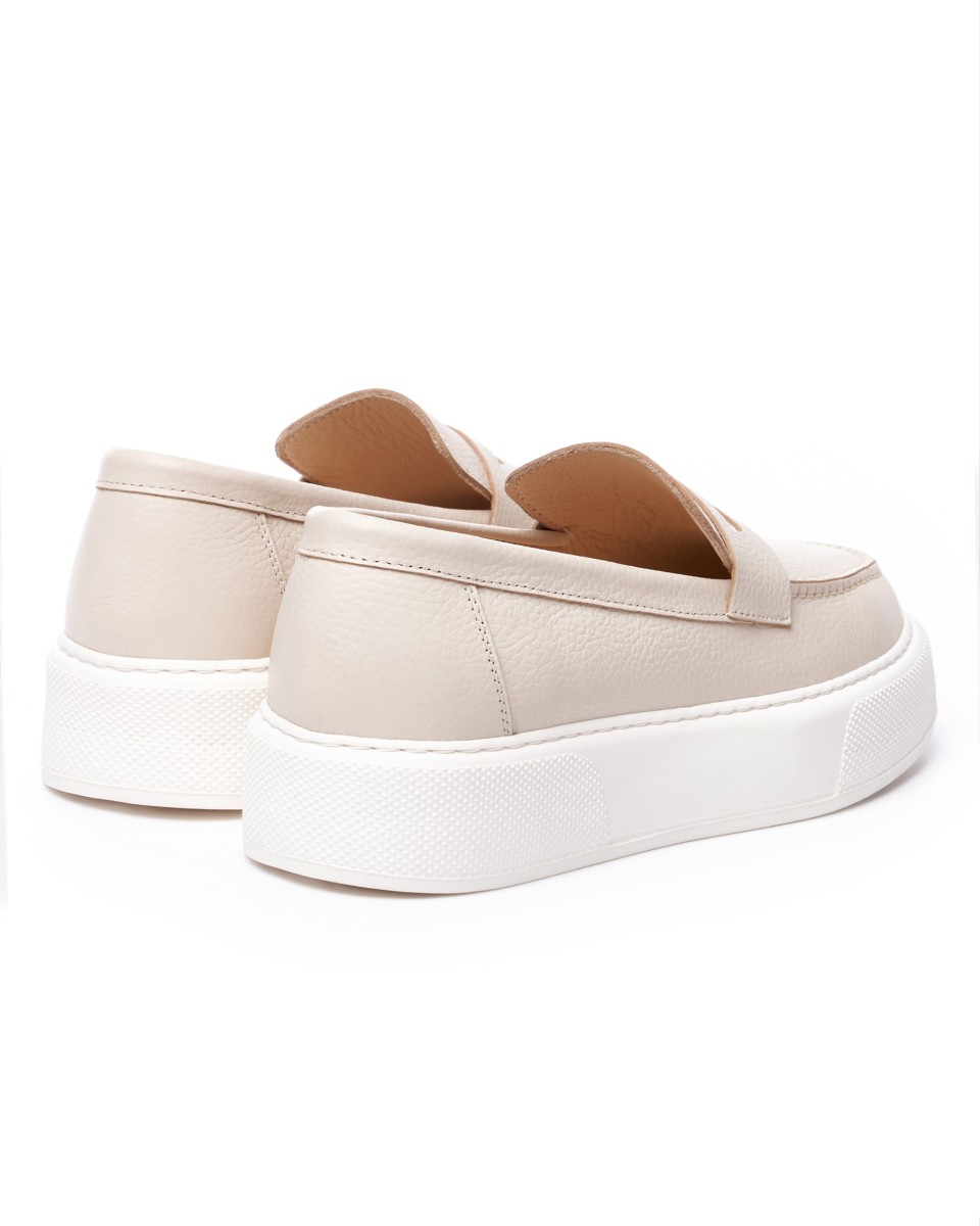 Chunky Loafers para Hombre en Beige y Blanco | Martin Valen