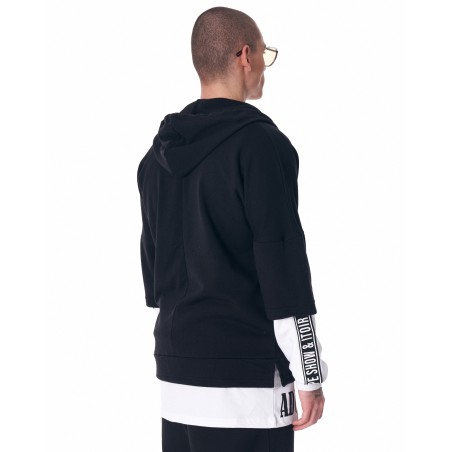 Cardigan Oversize Bicolore con Cerniera | Martin Valen