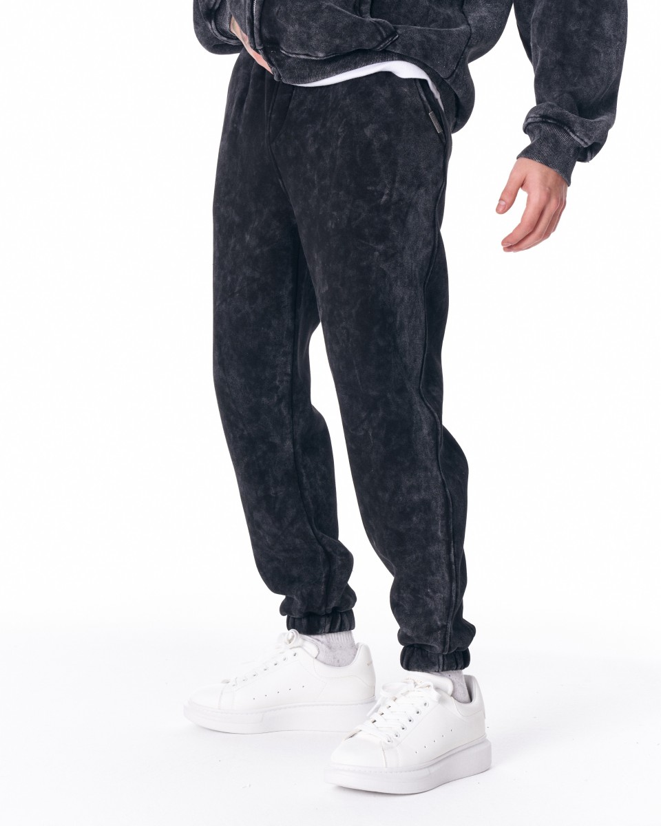 Urban Style Washed Anthracite Tracksuit with Zipper | Martin Valen