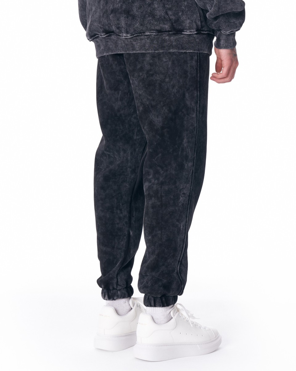 Urban Style Washed Anthracite Tracksuit with Zipper | Martin Valen