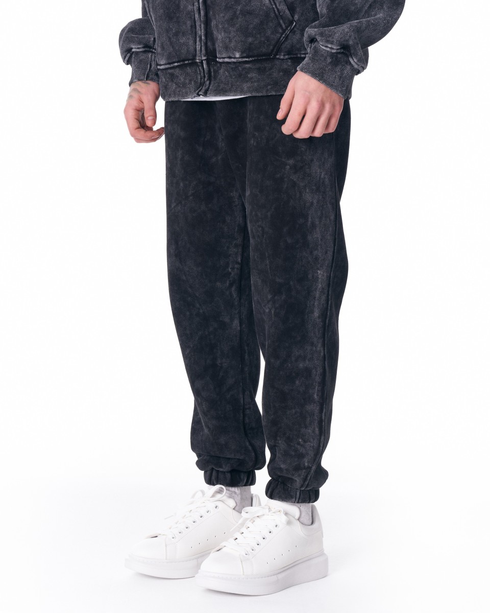 Urban Style Washed Anthracite Tracksuit with Zipper | Martin Valen