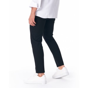 Men's Trousers Pants Light Fabric Black | Martin Valen