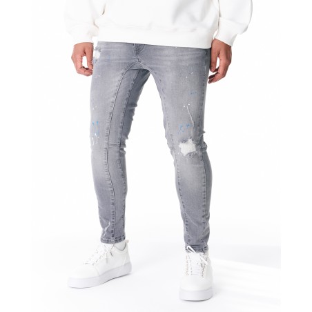 Jeans im Farbspritzer Look | Martin Valen