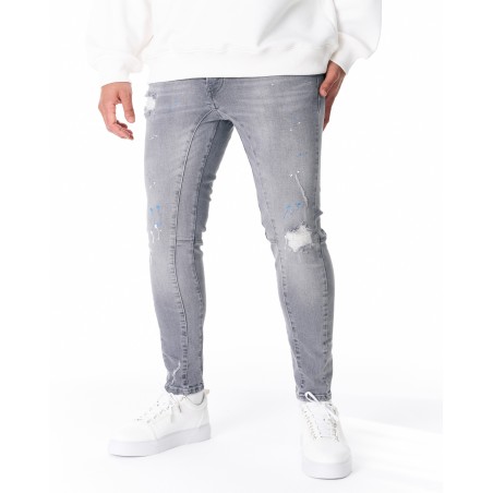 Jeans im Farbspritzer Look | Martin Valen