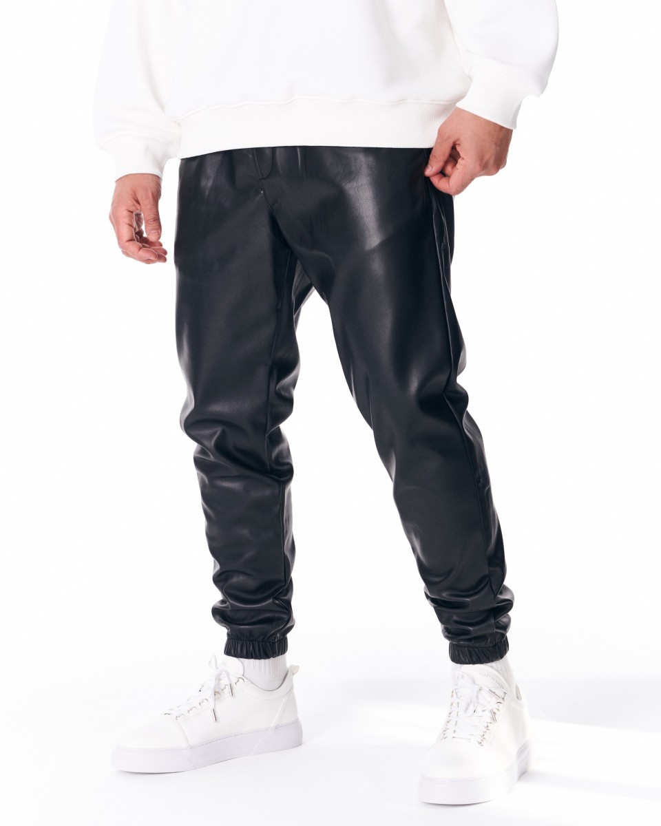 Oversized Leather Jogger | Martin Valen