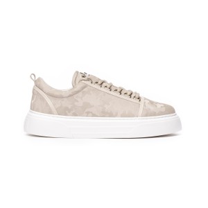 Zapatillas Bajas para Hombre Sneakers Corona Camuflaje Crema | Martin Valen