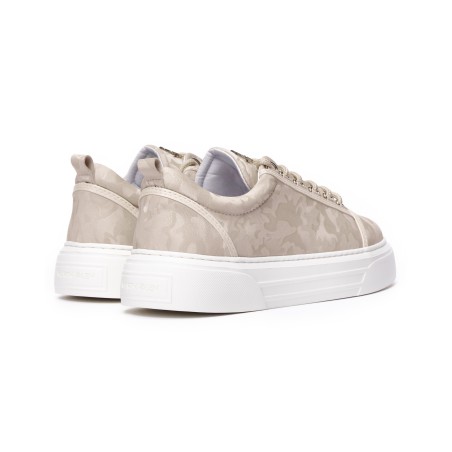 Zapatillas Bajas para Hombre Sneakers Corona Camuflaje Crema | Martin Valen