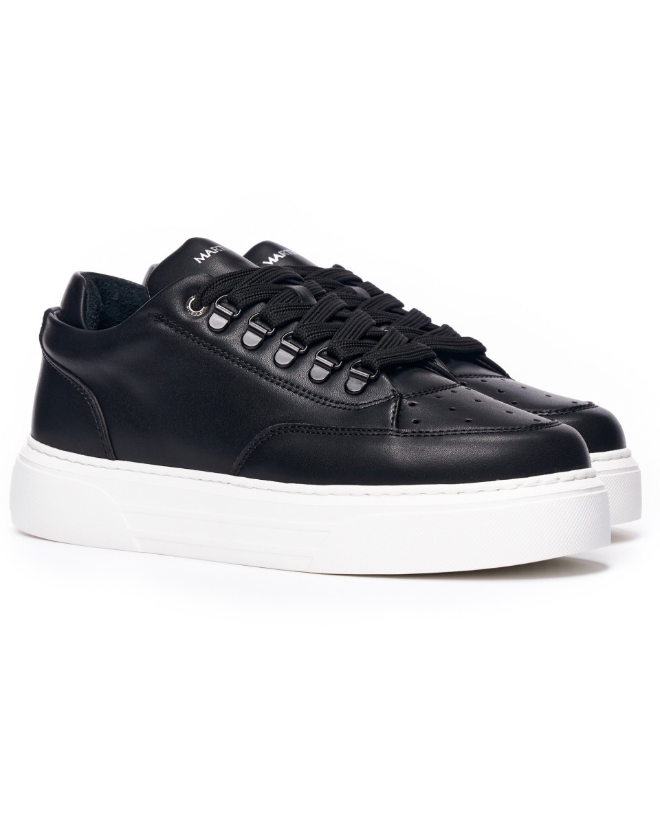 Zapatillas bajas para hombre Negro 2