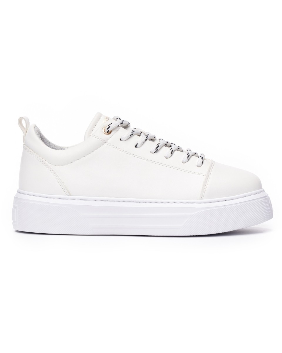 Schone Witte Sneakers met Lage Top | Martin Valen