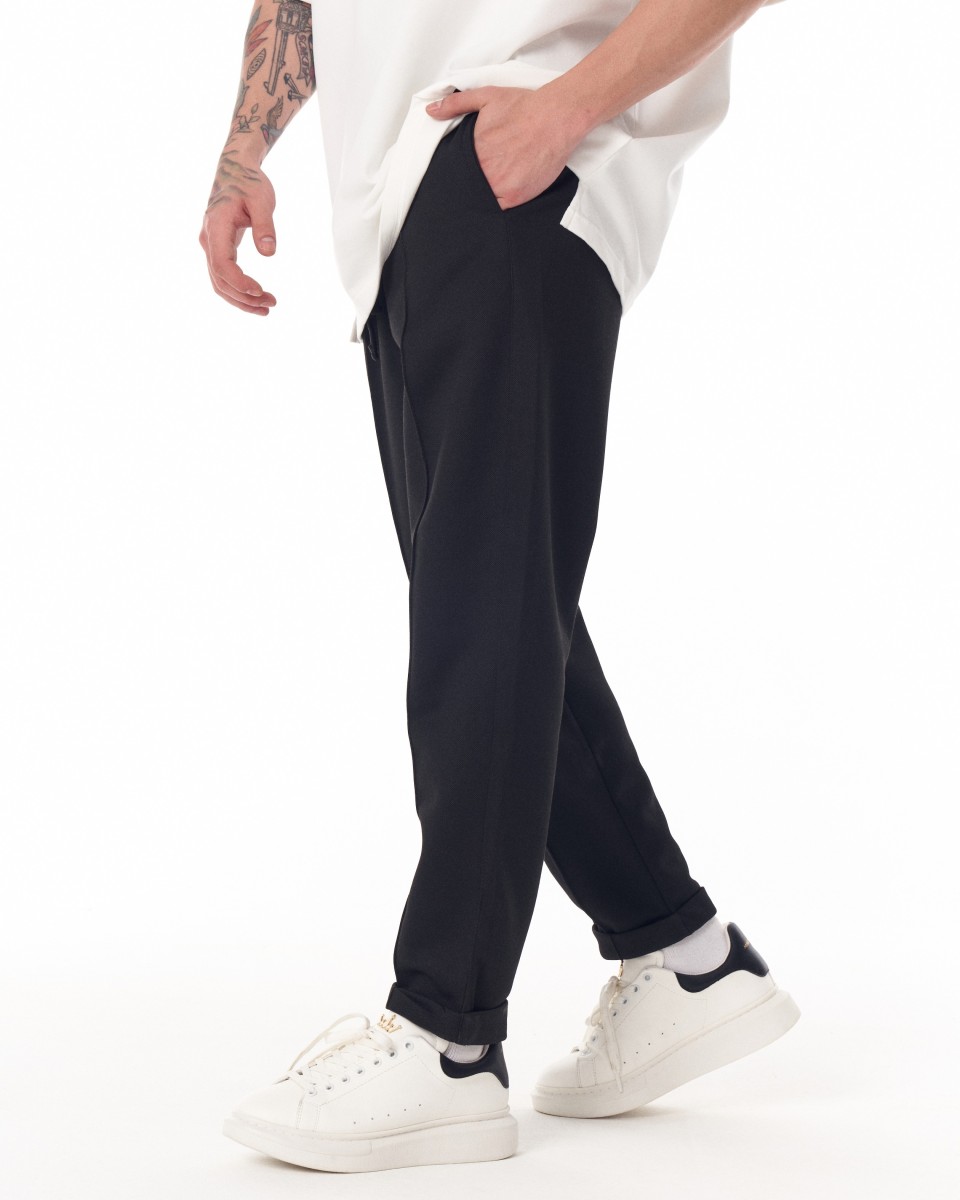 Jogger Basic Nero da Uomo | Martin Valen 2