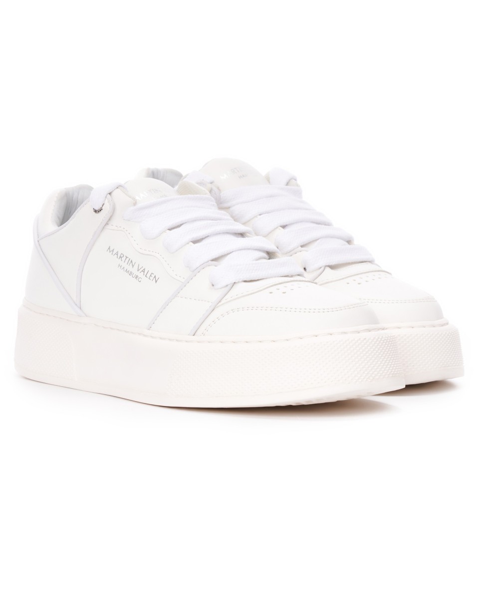 mens white trainers