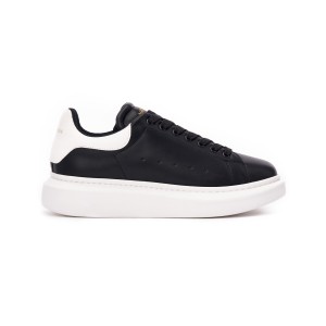 Plateforme Sneakers Chaussures Noir-Blanc | Martin Valen
