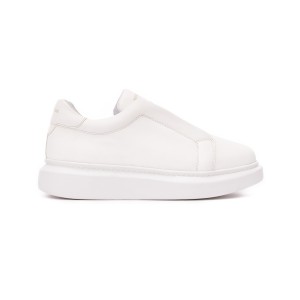 Herren Slip On Sneakers Schuhe in Weiss | Martin Valen