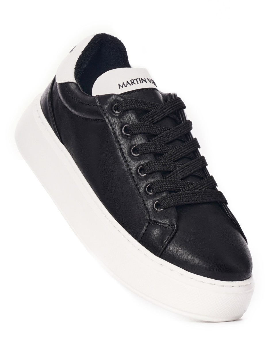 Bicolor Black and White Sneakers