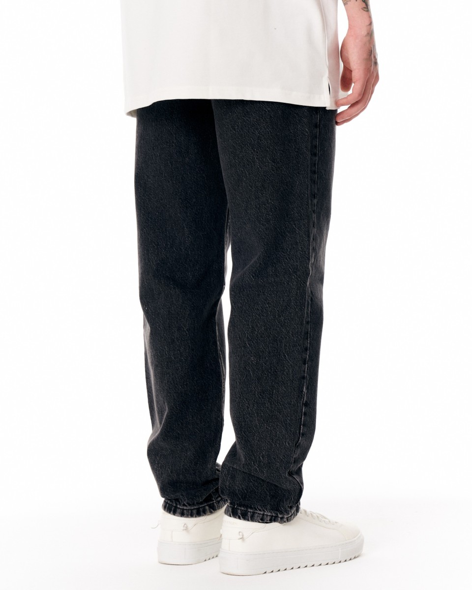 Urban Style Gewaschene Schwarze Jeans | Martin Valen