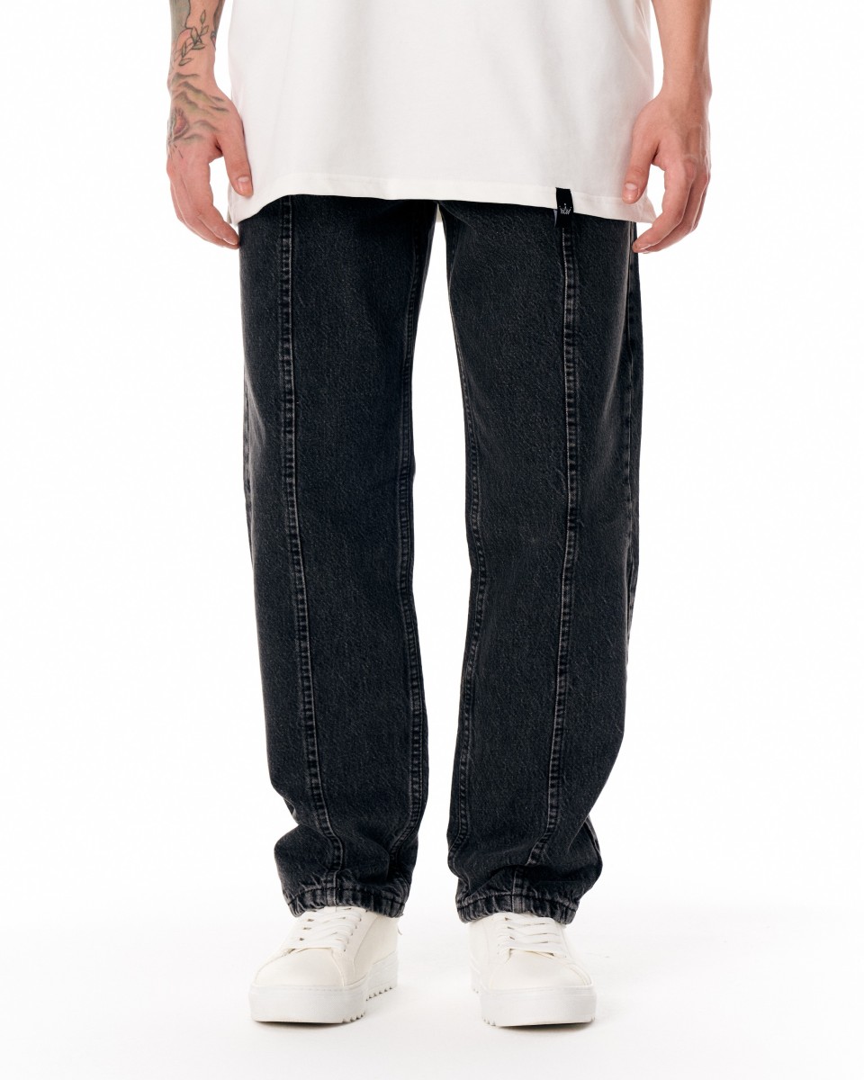 Urban Style Gewaschene Schwarze Jeans | Martin Valen
