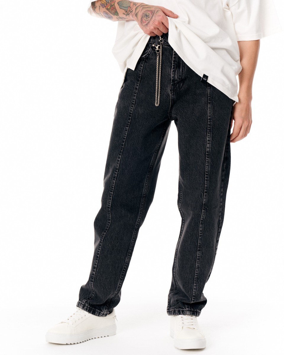Urban Style Gewaschene Schwarze Jeans | Martin Valen