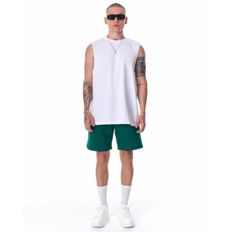 Calções Desportivos Basic Fleece Para Homem em Verde | Martin Valen