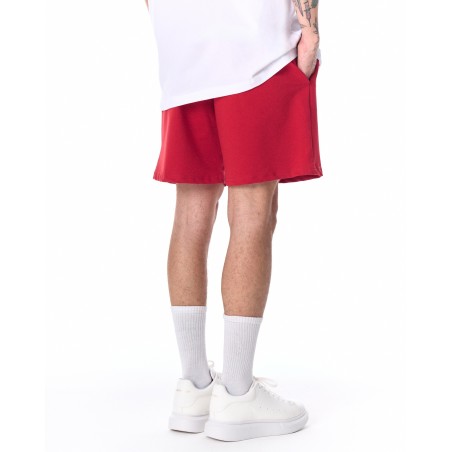Men's Basic Fleece Sport Shorts In Red | Martin Valen