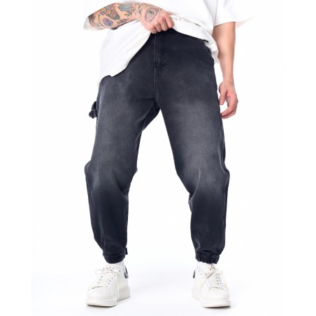 Gewaschene Jeans mit Knöchelverschlüssen | Martin Valen