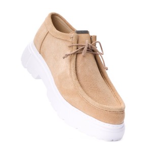 Mocassini da Uomo in Vera Pelle Beige