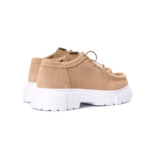 Mocassini Comfort Beige da Uomo con Suola Alta