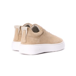 Moxie Homme Beige en Cuir Véritable