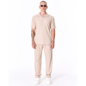 Breeze Fit Men's Tracksuit in Cream | Martin Valen