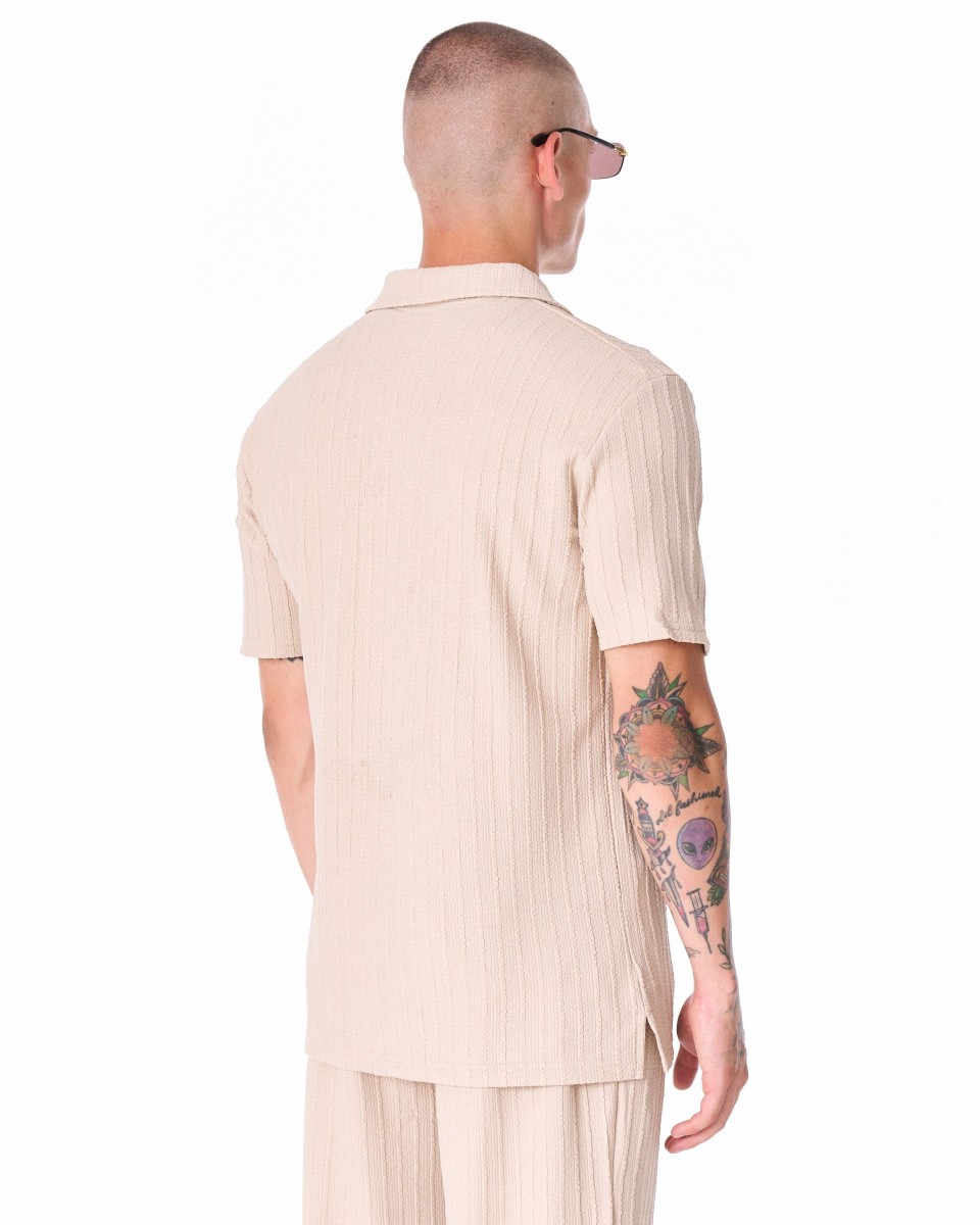 Breeze Fit Men's Tracksuit in Cream | Martin Valen