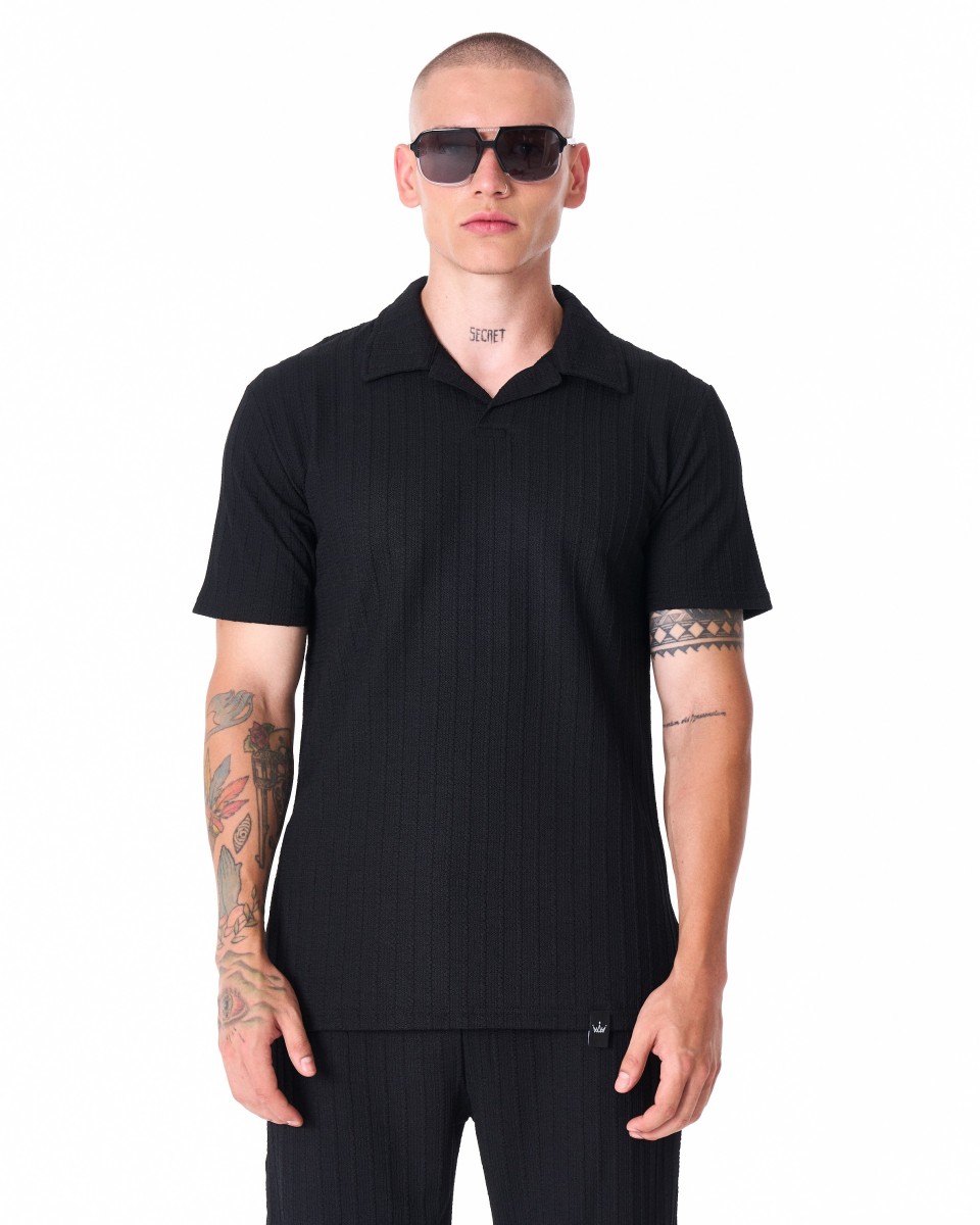 Breeze Fit Men's Tracksuit in Black | Martin Valen 2