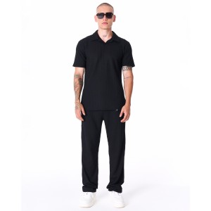 Breeze Fit Men's Tracksuit in Black | Martin Valen