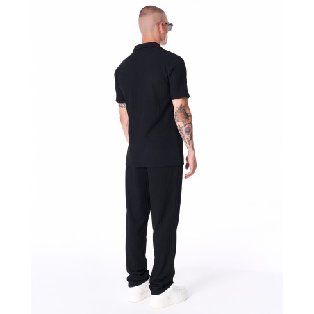 Breeze Fit Men's Tracksuit in Black | Martin Valen