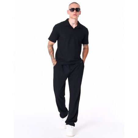 Breeze Fit Men's Tracksuit in Black | Martin Valen