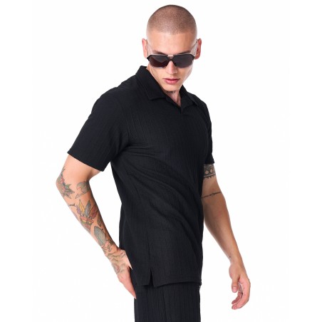 Breeze Fit Men's Tracksuit in Black | Martin Valen