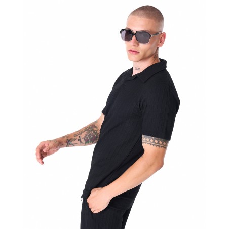 Breeze Fit Men's Tracksuit in Black | Martin Valen