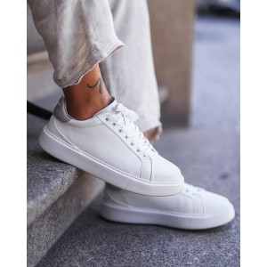Lässige Herren-Sneaker Iconic Weiß-Grau | Martin Valen
