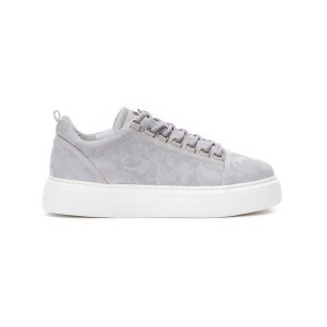 Men's Low Top Sneakers Crowned Shoes Camo Gray | Martin Valen