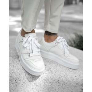 Zapatillas Altas Bicolor para Hombres en Blanco | Martin Valen