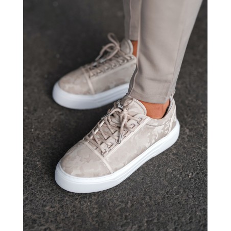Zapatillas Bajas para Hombre Sneakers Corona Camuflaje Crema | Martin Valen